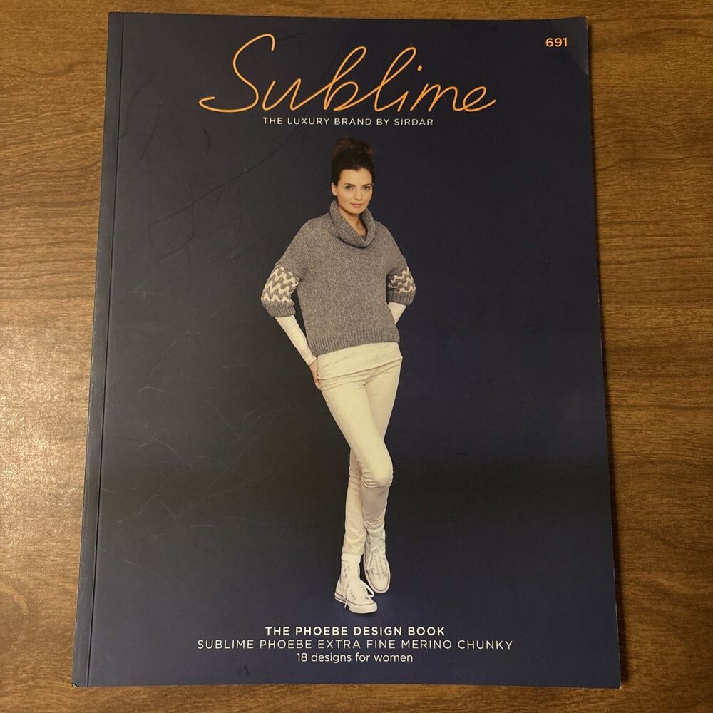 Sublime The Luxury Brand by Sirdar The Phoebe Design Booklet 18 Designs